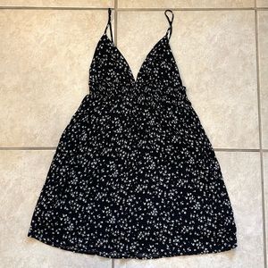 Garage Floral Smocked Waist Babydoll Dress